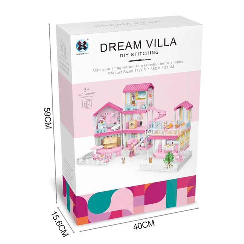 Dream Villa - Dollhouse 252 Pcs (556-38A)
