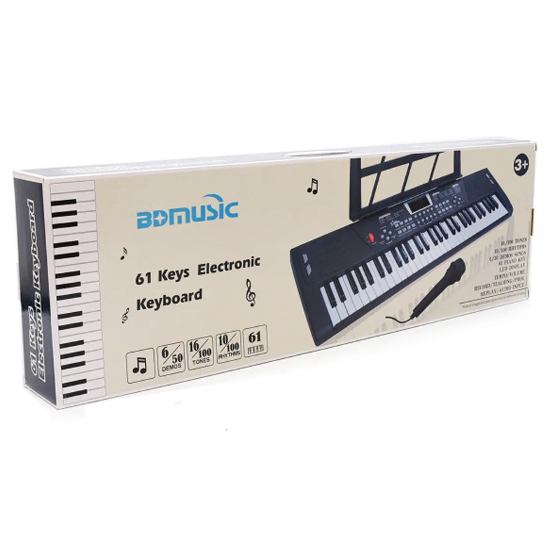 BD Music 61 Keys Electric Keyboard (BD-602)