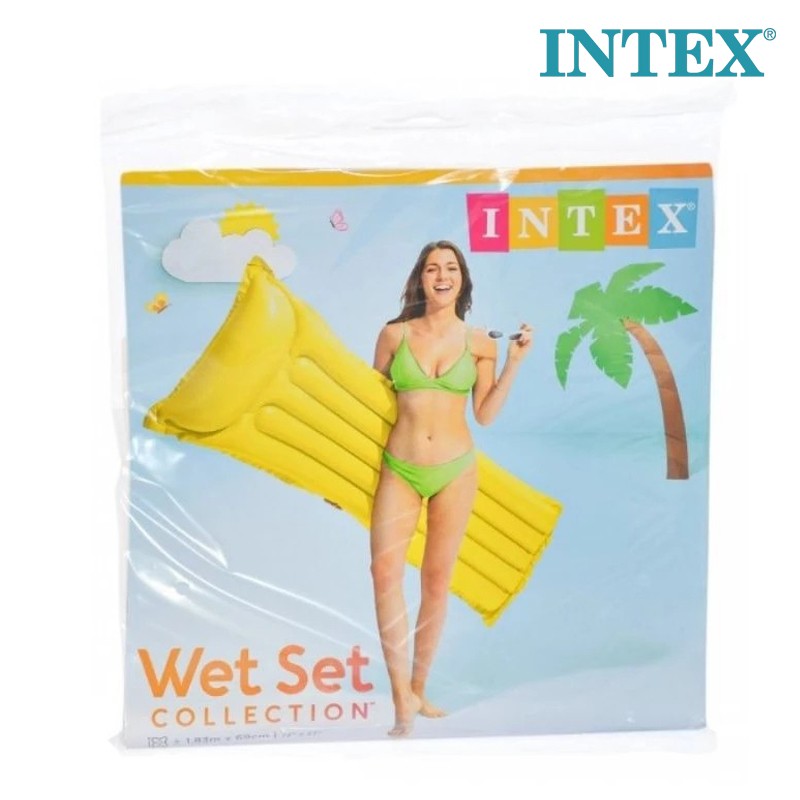 INTEX Glossy Air Mat For Swimming (59703)