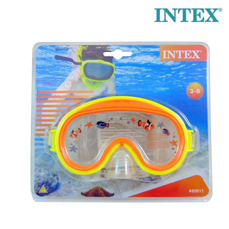 INTEX Mini Aviator Swim Snorkel Mask Goggles (55911)