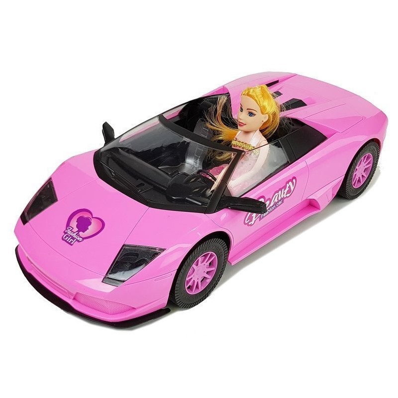 Bella Pink Sport Car With Doll 1004BB-1