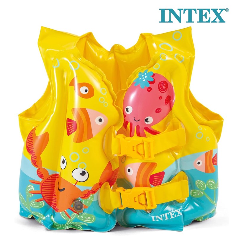INTEX Tropical  Swim Vest  ages 3-5 (59661)