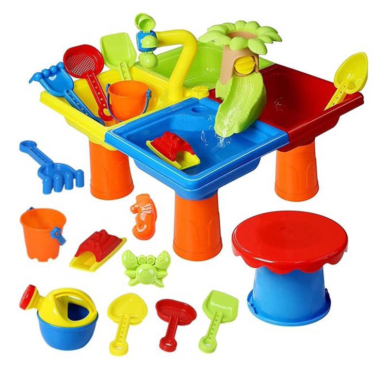 Sand & Water Table Beach Toys 25 Pcs