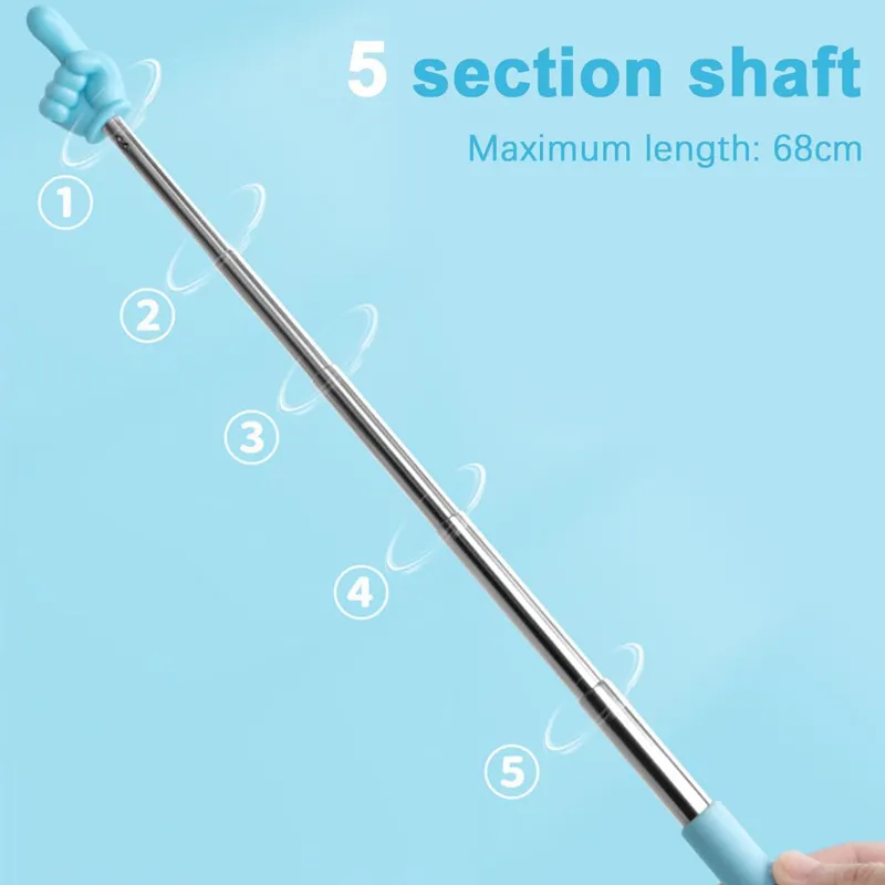 Retractable Teacher Pointer Stick, Telescopic Finger Pointer Durable ...