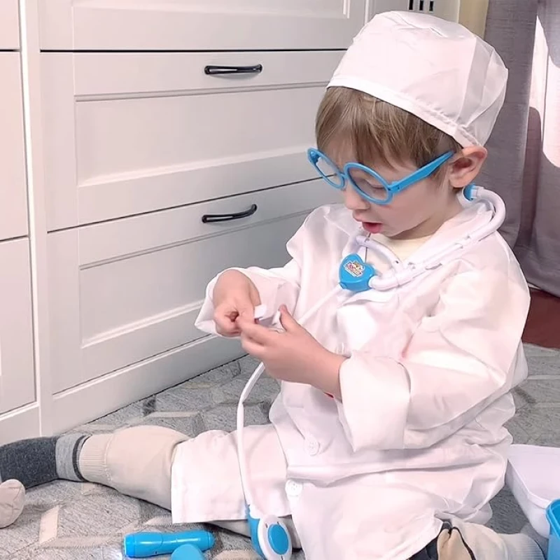 Educational Play Suitcase for Kids – Realistic 17-Piece Doctor Set with Medical Tools for Imaginative Role Play
