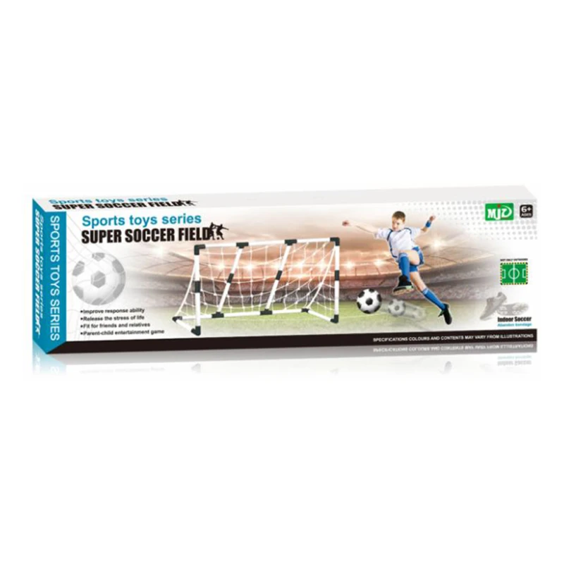 Kids Football Goal Field 240cm – Indoor & Outdoor Soccer Set with Net, Ball & Pump for Active Family Fun and Skill Development for Kids Aged 3+