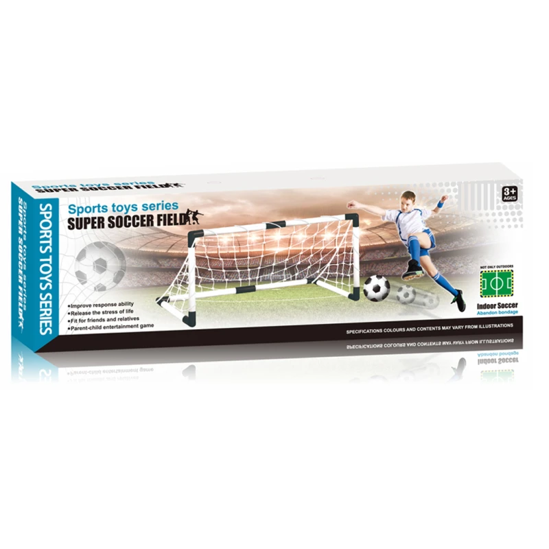 Kids Football Goal Field 120cm – Indoor & Outdoor Soccer Set with Net, Ball & Pump for Active Family Fun and Skill Development for Kids Aged 3+