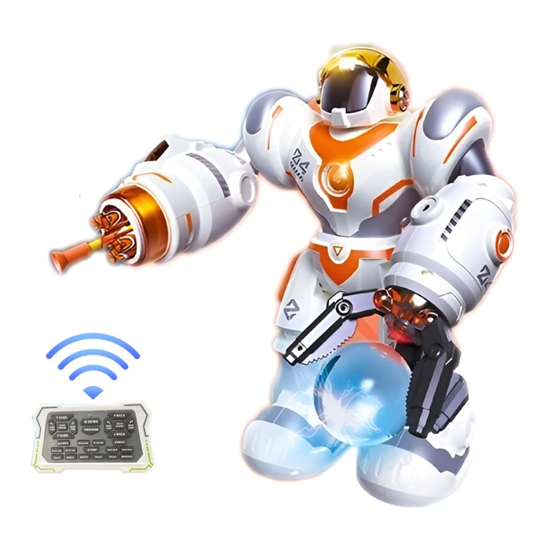 Machine Warfare Guardbot President Remote Control Multi-Function Rechargeable Space Robot 24 Face Expressions & Smart Programming up to 50 Moves