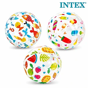 INTEX 59040 Lively Print Inflatable Ball – 51 cm (Assorted Color)
