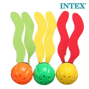 INTEX Diving Balls with Floating Streamers 3 PCS Underwater Pool Toy 19cm Age 6+
