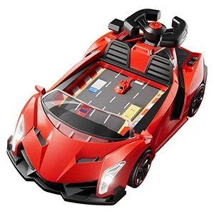 Lamborghini Interactive Driving Simulator Toy for Kids with Steering Wheel, Music & Lights – Racing & Driving Adventure Game | Ages 3–12 Years
