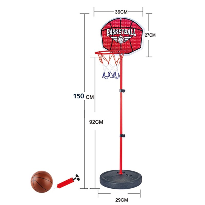 لعبة كرة السله بطول 150 سم (Zy726)