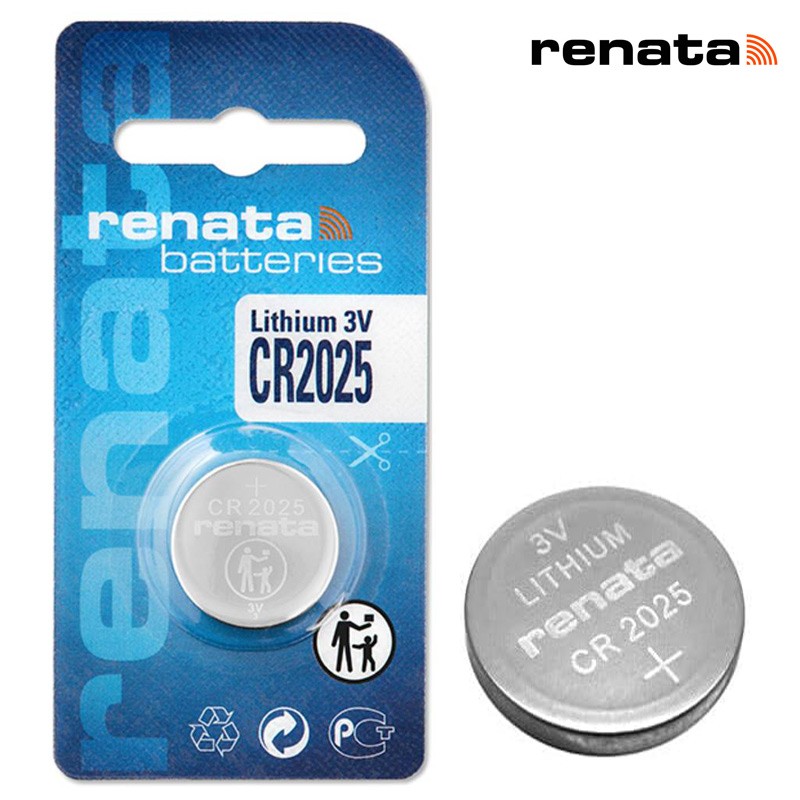 Renata  Battery 3V Lithium Coin Cell (CR2025)