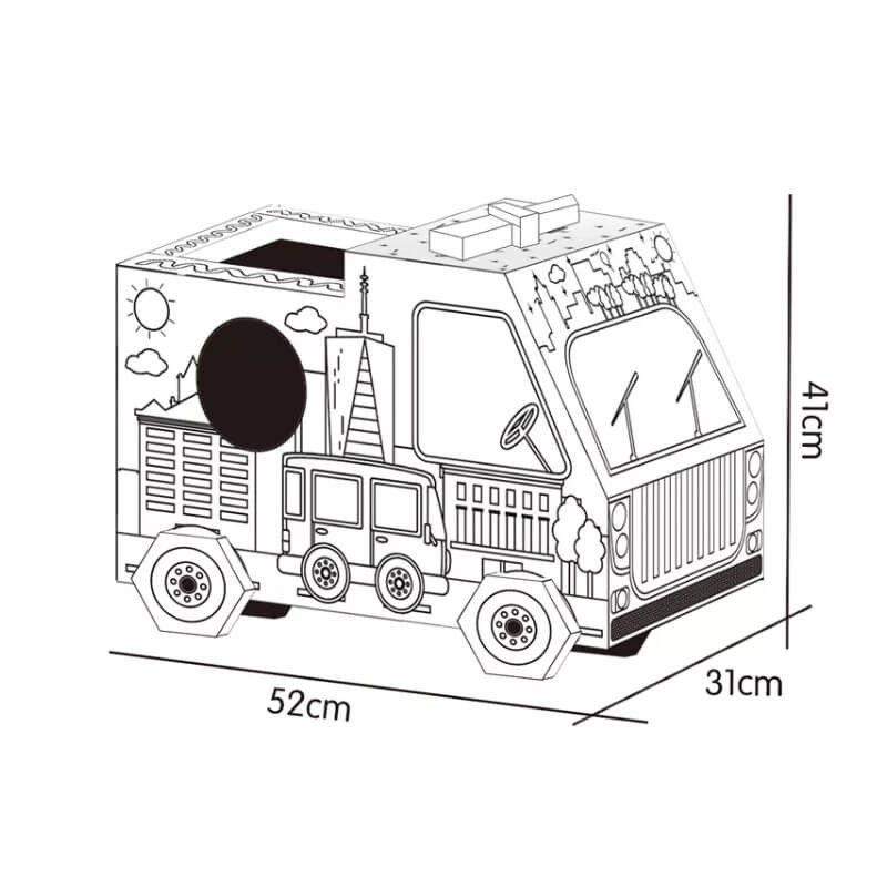 Diy Graffiti Cardboard Cosplay  (Truck 688-19)