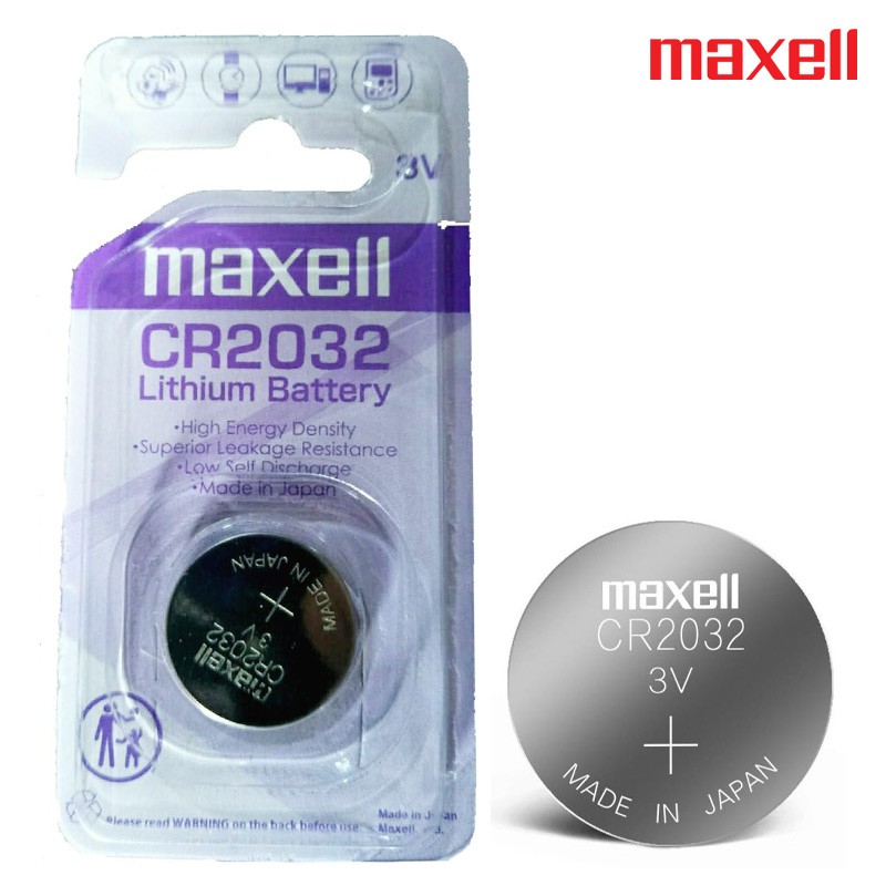 Maxell  Battery 3V Lithium Coin Cell (CR2032)