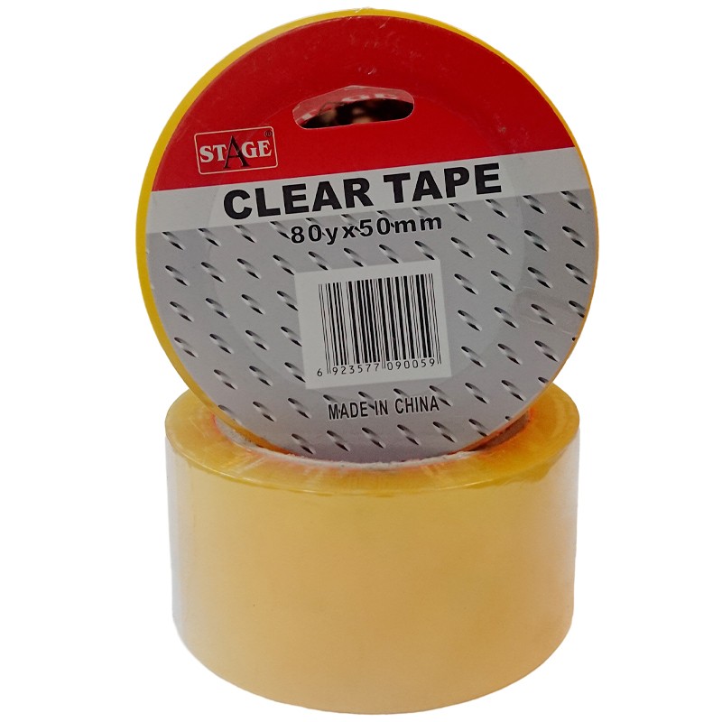 STAGE Clear Wide Tape 80y x 50 mm (73 cm x 5 cm)