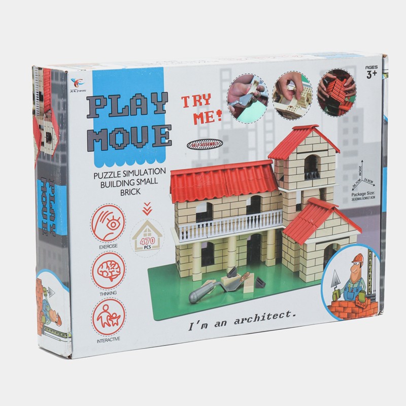 Play Move Puzzle Simulation Building Small Bricks (356)
