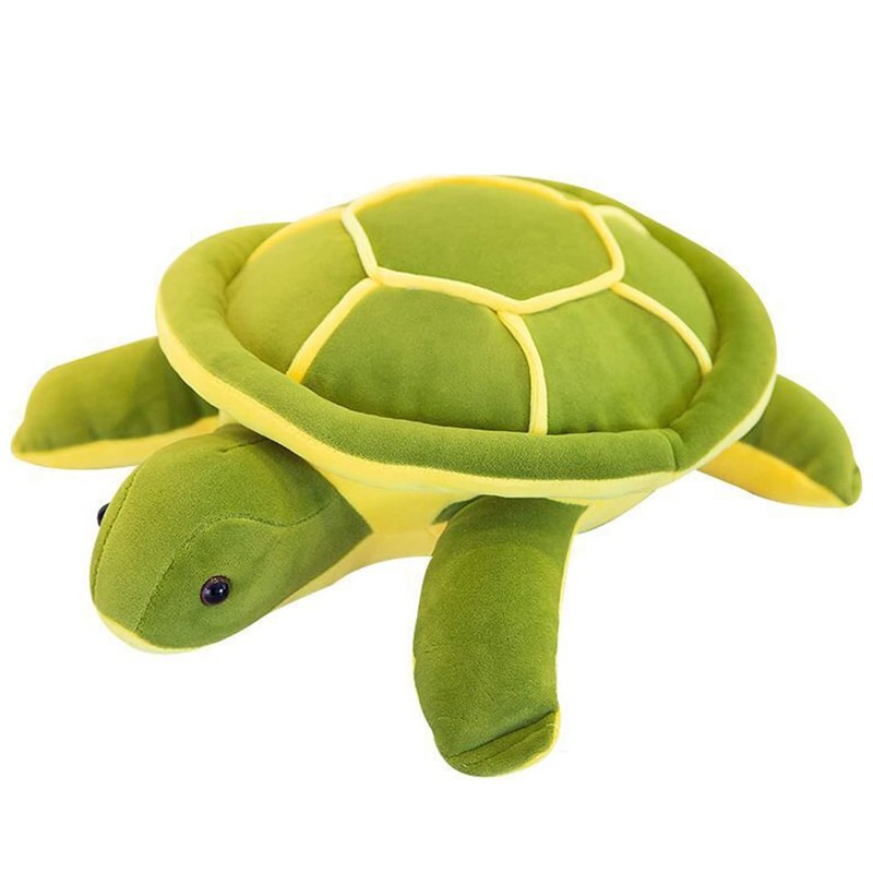 Soft Stuffed Plush Green Turtle for Kids 38 cm