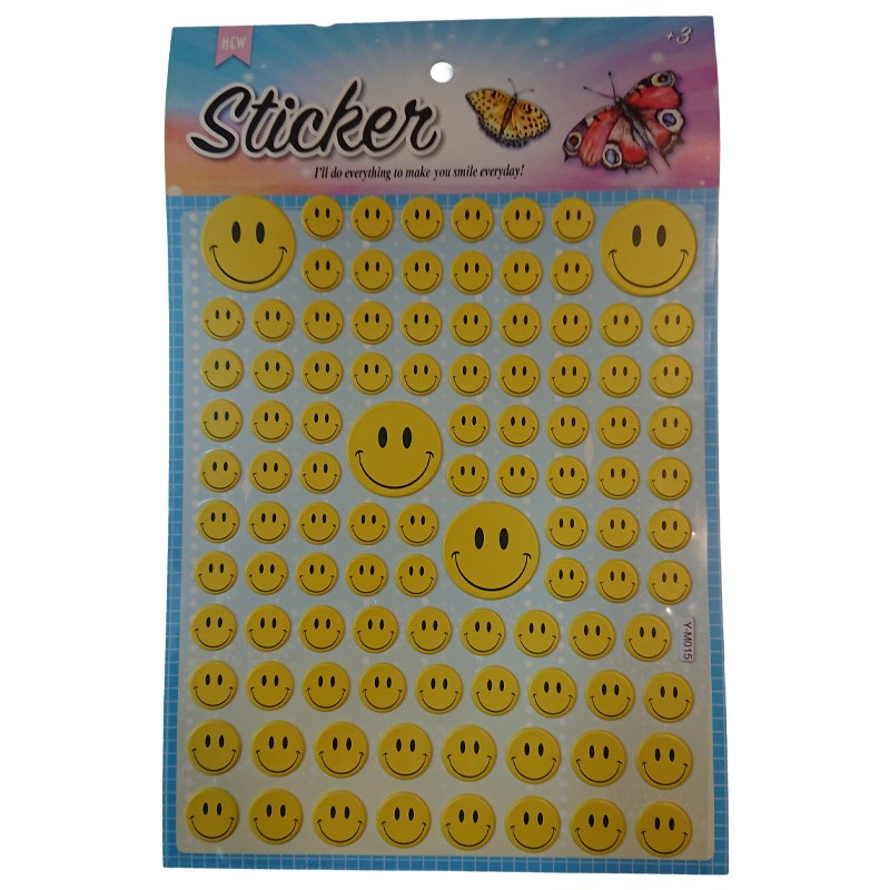 Smiley Emoji Face 3D Stickers (Y-M015)