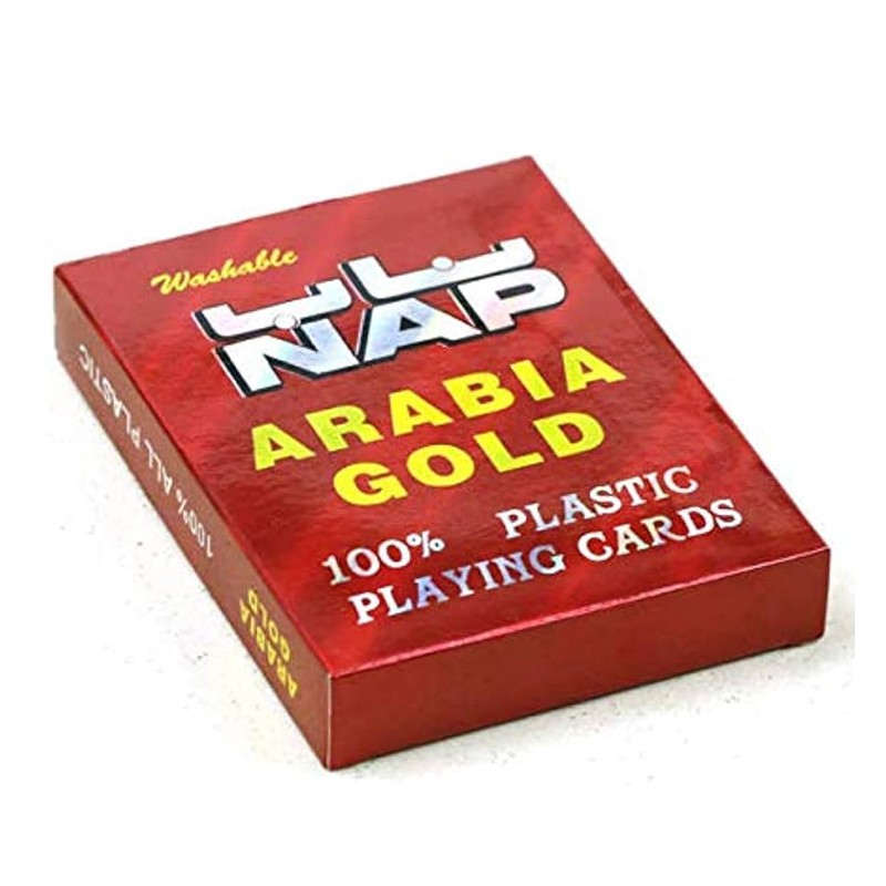 NAP Plastic Playing Cards 2 Packs Arabia Gold